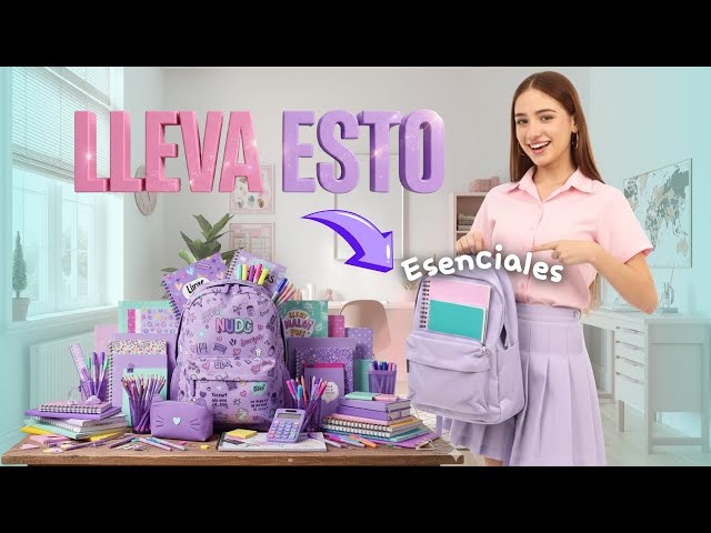 📝My SCHOOL BACKPACK is more than just AESTHETIC!🎒Emergency kit + essentials. Getting my backpack ...