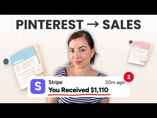 How I Sell my $33 Digital Product using Pinterest (Without Social Media)