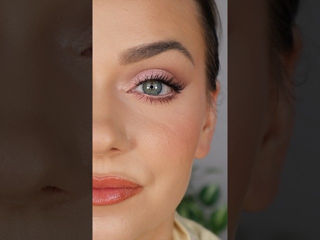 Pink sparkle beginner eyeshadow tutorial #morpheeyeshadow #beginnermakeup #eyeshadowtutorial