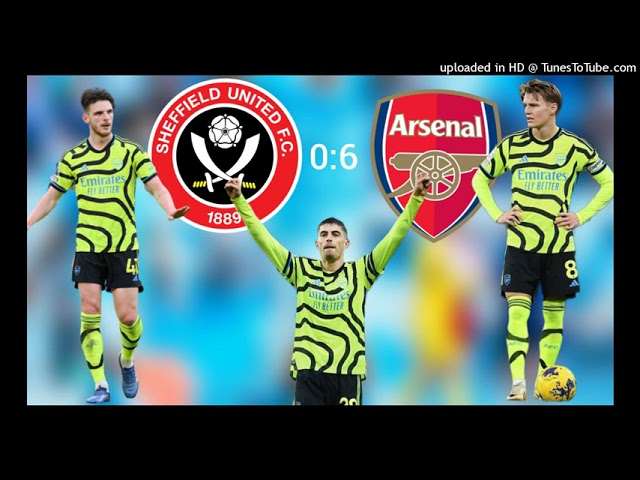 ARSENAL IFASHE SHEFFIELD UNITED KUNGUFU YANDIKA AMATEKA 6-0 || UMVA UMUBATIZO GUNNERS IHAYE AGAKIPE