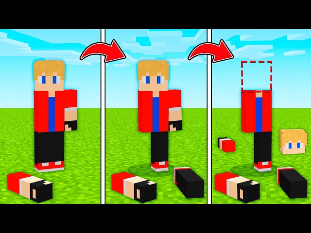 Meu CORPO foi SEPARADO em VÁRIAS PARTES no Minecraft!