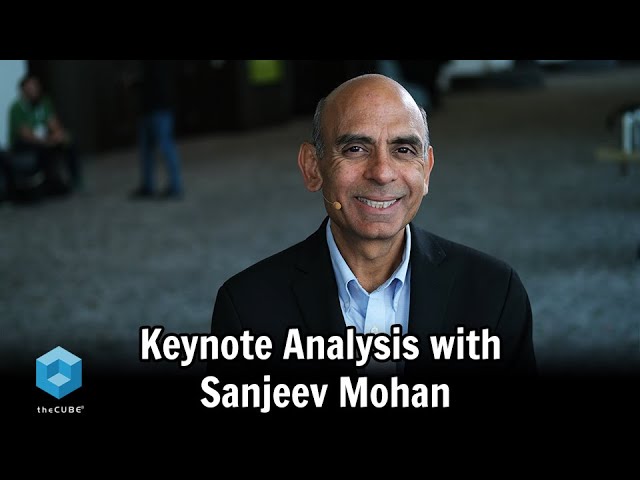 Sanjeev Mohan, SanjMo | MongoDB World 2022