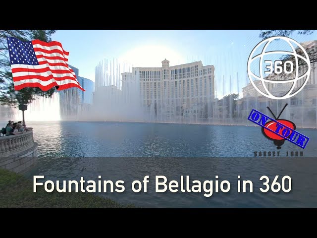 Fountains of Bellagio in 360 - READ VIDEO DESCRIPTION