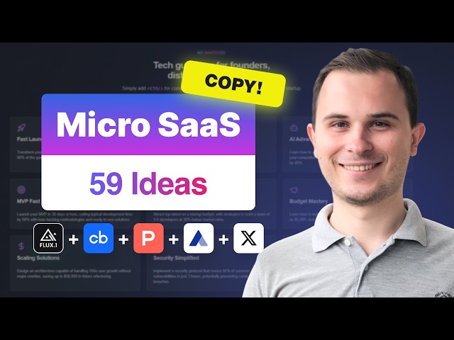 Cómo encontrar 59 ideas de Micro SaaS en 1 semana