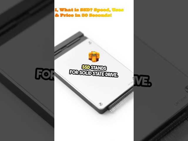What is SSD? Speed, Uses & Price in 30 Seconds! #shorts #computechworld