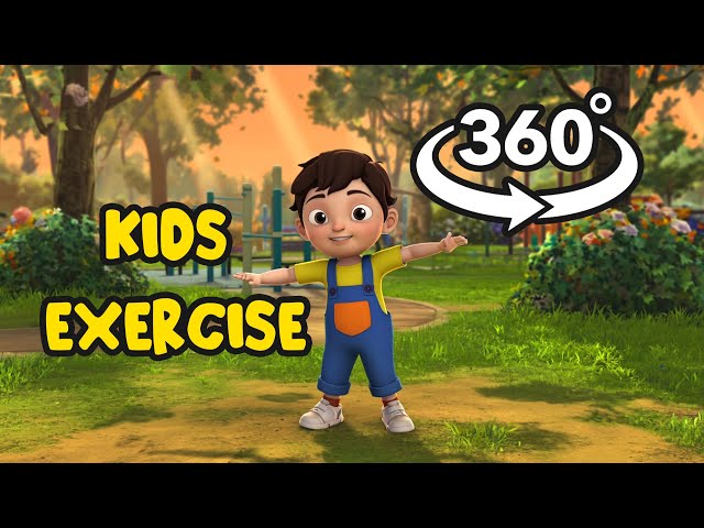 VR 360° | Easy Exercises For Kids At Home | Maqsad Kids TV