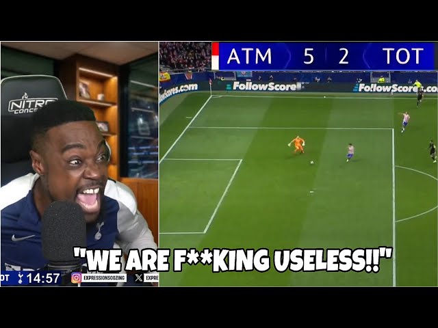 Expressions LOSES IT Watching Atletico Madrid DESTROY Tottenham