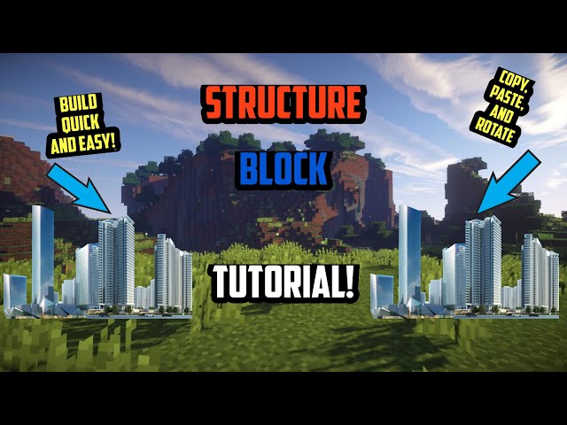 How To Use Structure Blocks In Minecraft