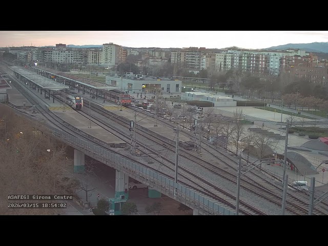  Estacio de Girona 15-3-2026, tot aturat altre vegada. @asafegi
