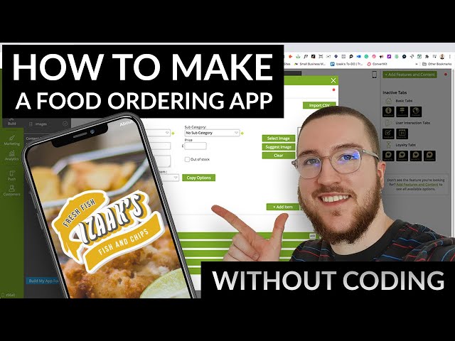 How to Make a Food Ordering App - Without Coding