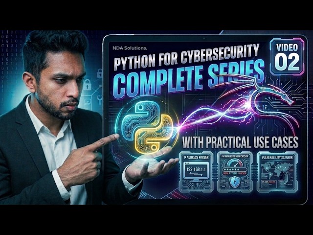 Python for Cybersecurity - Episode 02: Variables & Data Types Explained!