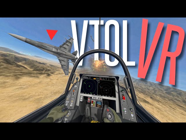 DANGEROUS AIR BATTLES IN RANDOM PUBLIC SERVERS! - VTOL VR Multiplayer Gameplay