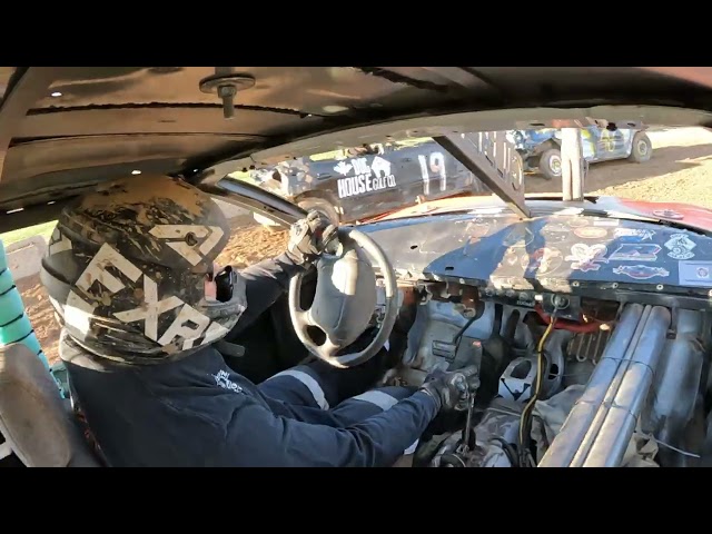 In Car with Jason Gilbert heat #5 Orangeville figure 8 demolition derby 2026