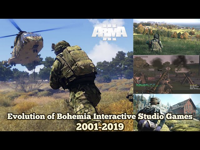 Evolution of Bohemia Interactive Studio Games 2001-2019