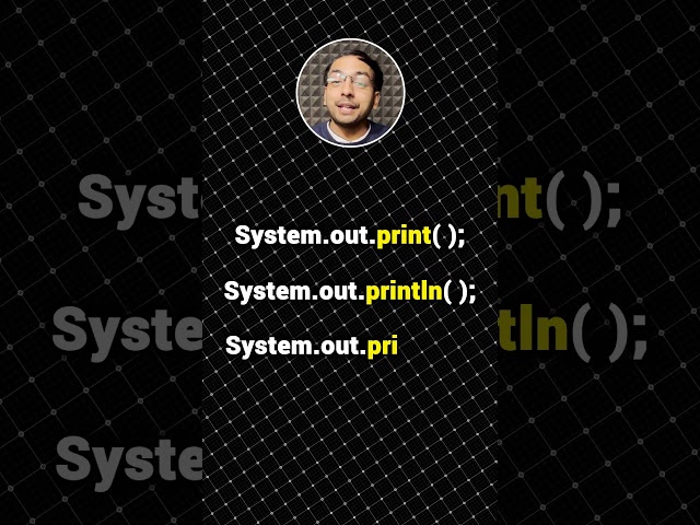 Print Like a Pro: Unraveling the Mystery of System.out.print, and printf in Java #j7 #codingblocks