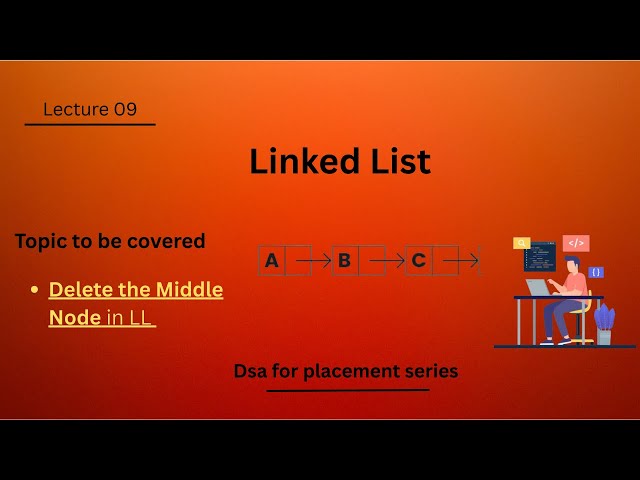 Delete the Middle Node of a Linked list
