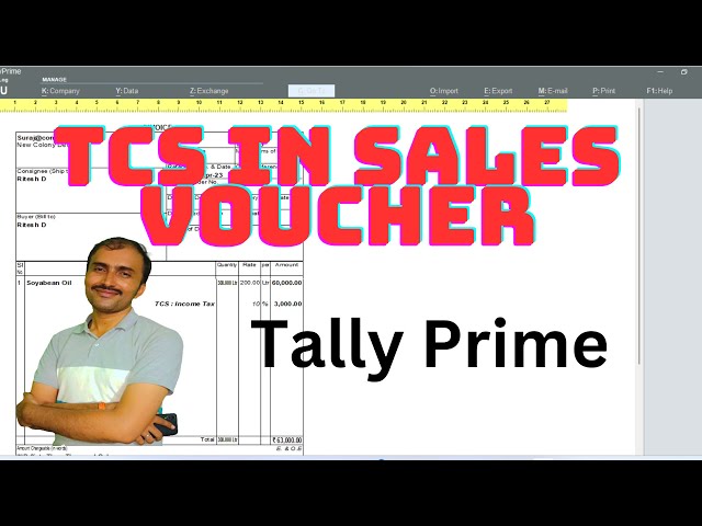 How to calculate tcs in Tally Prime@COMPUTEREXCELSOLUTION #tally #tcs #viral
