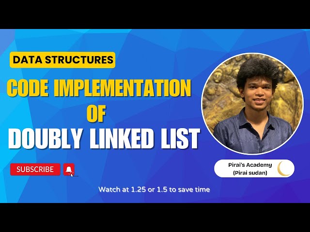 Code Implementation of Doubly Linked List | GATE Exam preparation | End - Semester preparation.