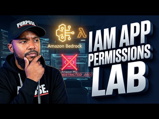 📱 🔴 LIVE: AWS IAM POLICY LAB — Allow Lambda and Bedrock, Block Amazon MQ