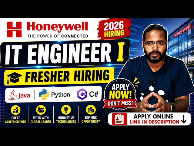 🎯 Honeywell Hiring Freshers 2026 #freshers #freshersjobs #govtjobs #shorts #ytshorts #yt #job #jobs