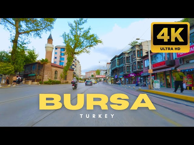 Sunset Drive in Bursa Turkey 🇹🇷 | 4K City Tour & Evening Traffic