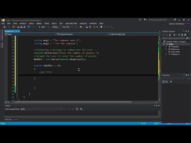 Switch Statements With Logical Operators (Nested Switch Statements)