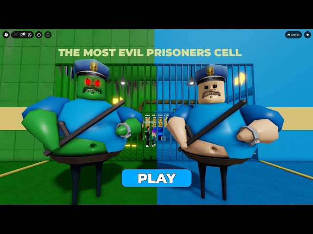 ZOMBIE VS POLICE PRISON RUN! Obby roblox Gameplay Walkthrough No Death 4K