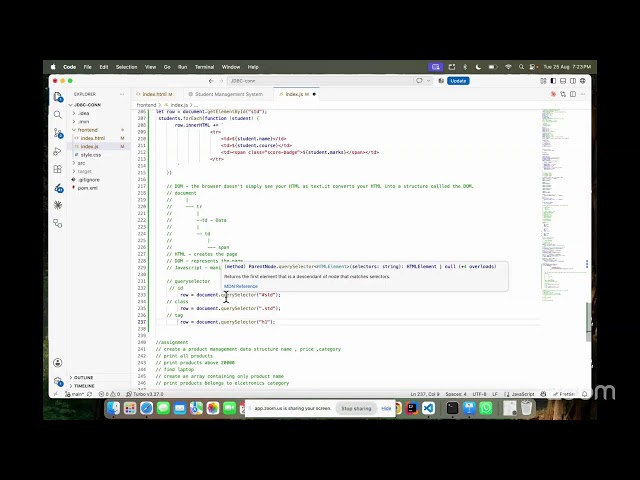 Day 25 | JavaScript Day 3 — DOM Manipulation, Events & Forms | Frontend Essentials