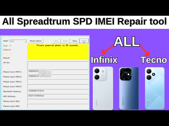 All Spreadtrum SPD IMEI Repair Free  tool / Infinix,Tecno spd imei repair