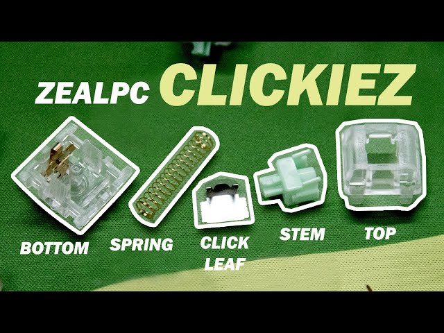 ZealPC Clickiez | It's a clicky! It's a tactile! It's a linear! No, it's ALL of them!