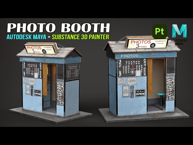 Photo Booth | Autodesk Maya + Substance 3D Painter