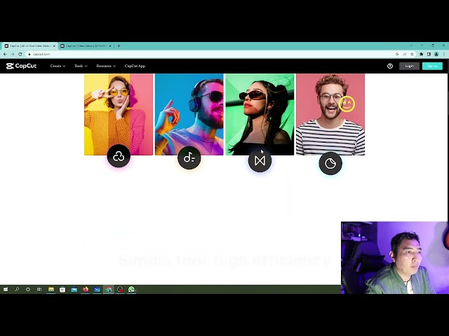 Preview on Capcut online video editor