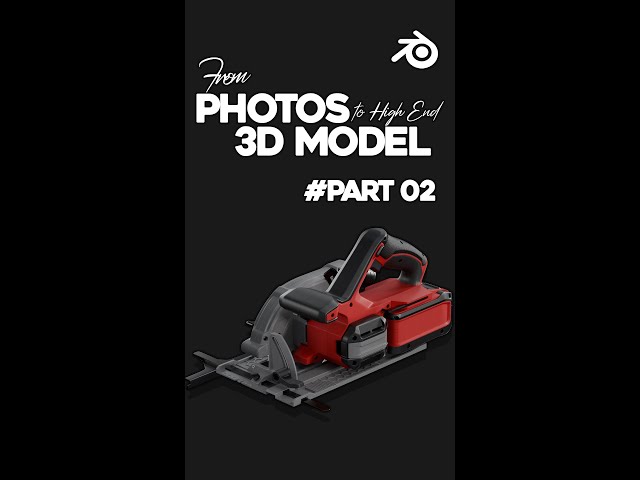 Blender 3D: Einhell Circular Saw - Part 2 (Hard-Surface Modeling Tutorial)
