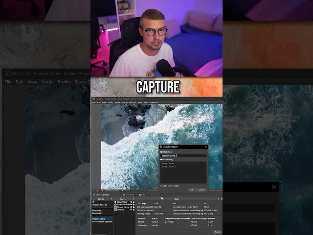 Record Your Screen using Display Capture in OBS!