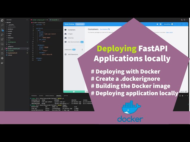 Deploying FastAPI Applications Docker