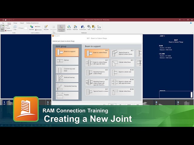 Creating a New Joint in RAM Connection