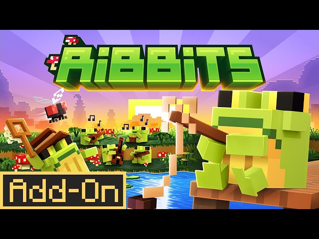 RIBBITS ADDON Official Java Ported to Minecraft Bedrock Edition!