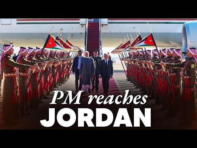 LIVE: PM Modi arrives in Amman, Jordan