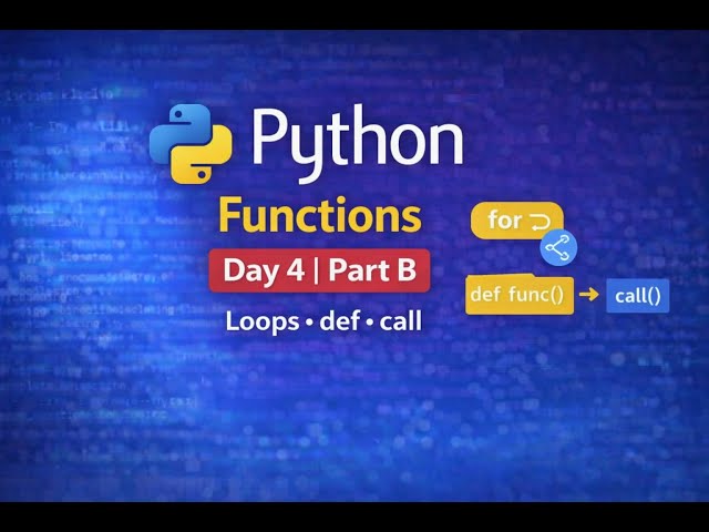 Python for Data Science in Nepali | Day 4 Part B | Loops Continued and Functions Introduction