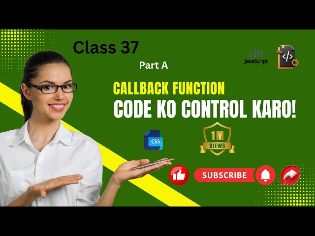 JavaScript Callback Functions Explained | Easy Tutorial in Urdu/Hindi