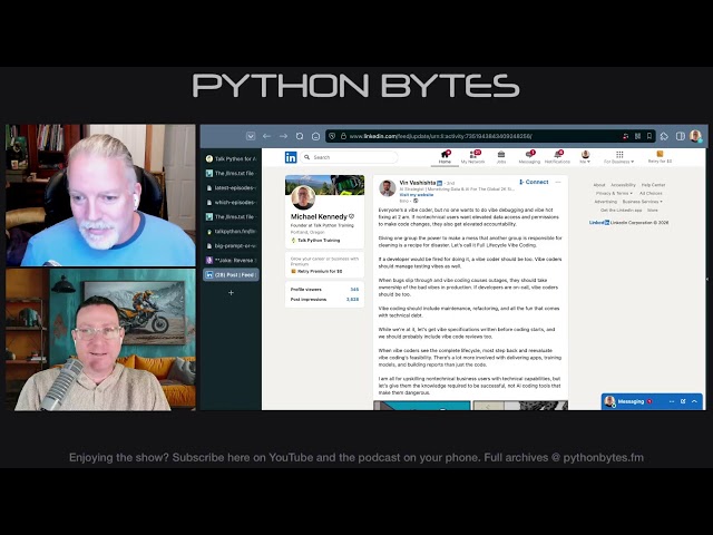 466: PSF Lands $1.5 million - Python Bytes