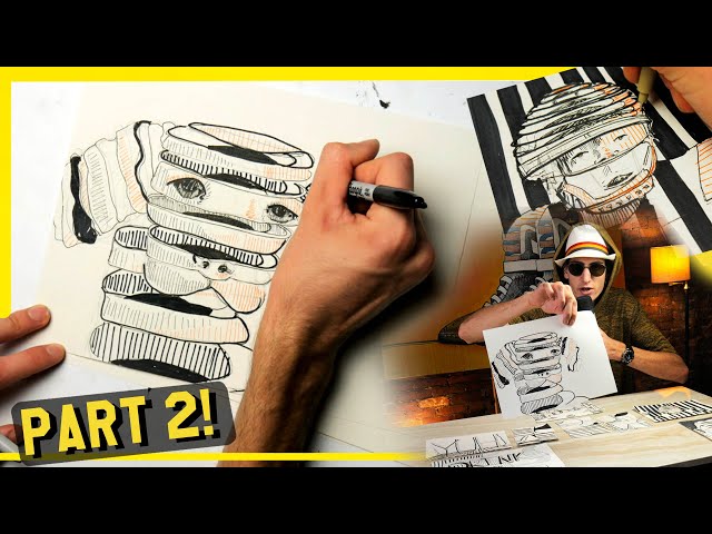 Creating 50 DRAWINGS with PeN and PaPeR (Part 2) | Big Sam Studio