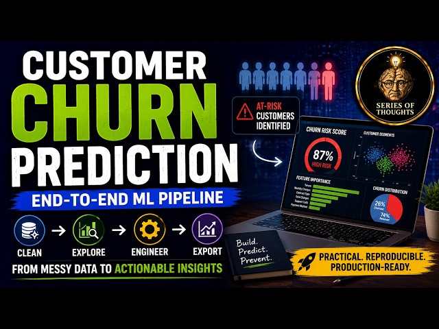 Customer Churn Prediction with Python | Build an End-to-End Machine Learning Pipeline