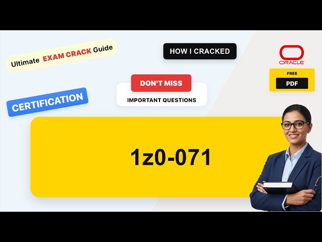 Master Oracle Database 12c SQL Certification Exam in Just 7 Days: Proven Strategies Revealed!