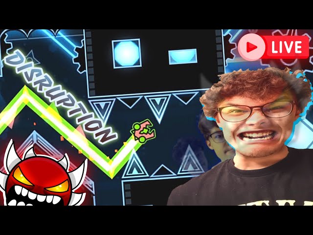 Disruption by Ka1sa LIVE 34% (Extreme Demon) | Geometry Dash