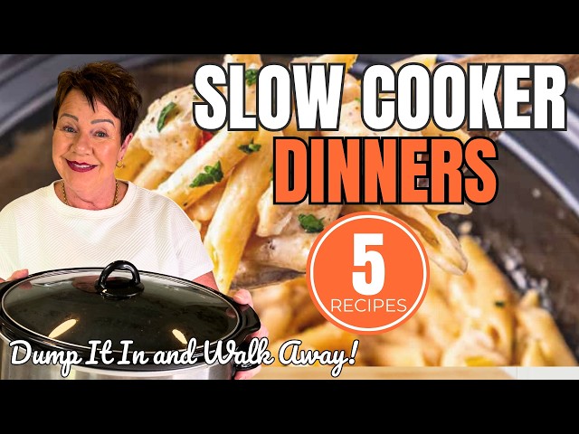 5 Easy Slow Cooker Recipes for When You're Too Busy to Cook
