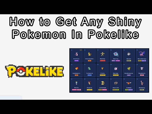 How to Unlock Any Shiny In Pokelike xyz