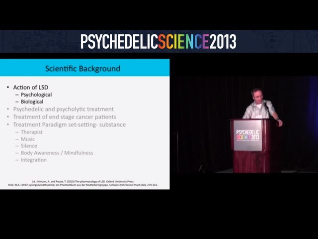 LSD-Assisted Psychotherapy for Anxiety Secondary to Life Threatening Illness - Peter Gasser