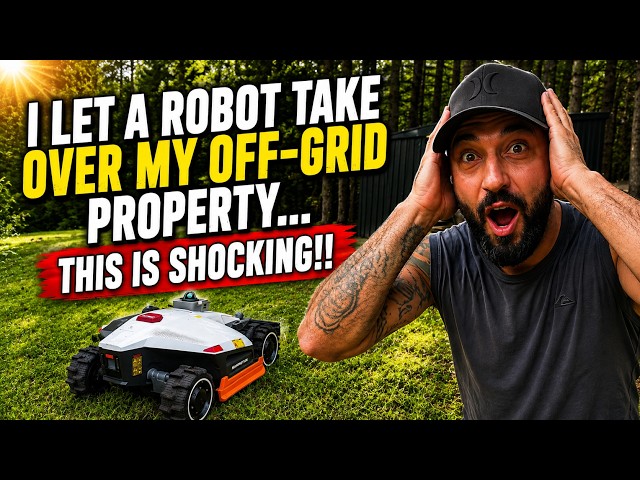 I LET A ROBOT TAKE OVER MY OFF-GRID PROPERTY… THIS IS SHOCKING!! "Mammotion LUBA 3 AWD"