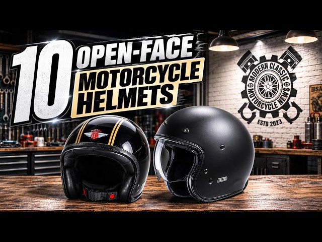10 Best Open-Face Motorcycle Helmets for Modern Classic Riders UK 2026
